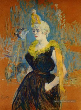  1895 Tableaux - le clown chaou kao 1895 Toulouse Lautrec Henri de